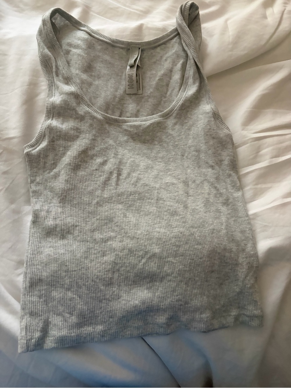 Skims cotton rib tank top